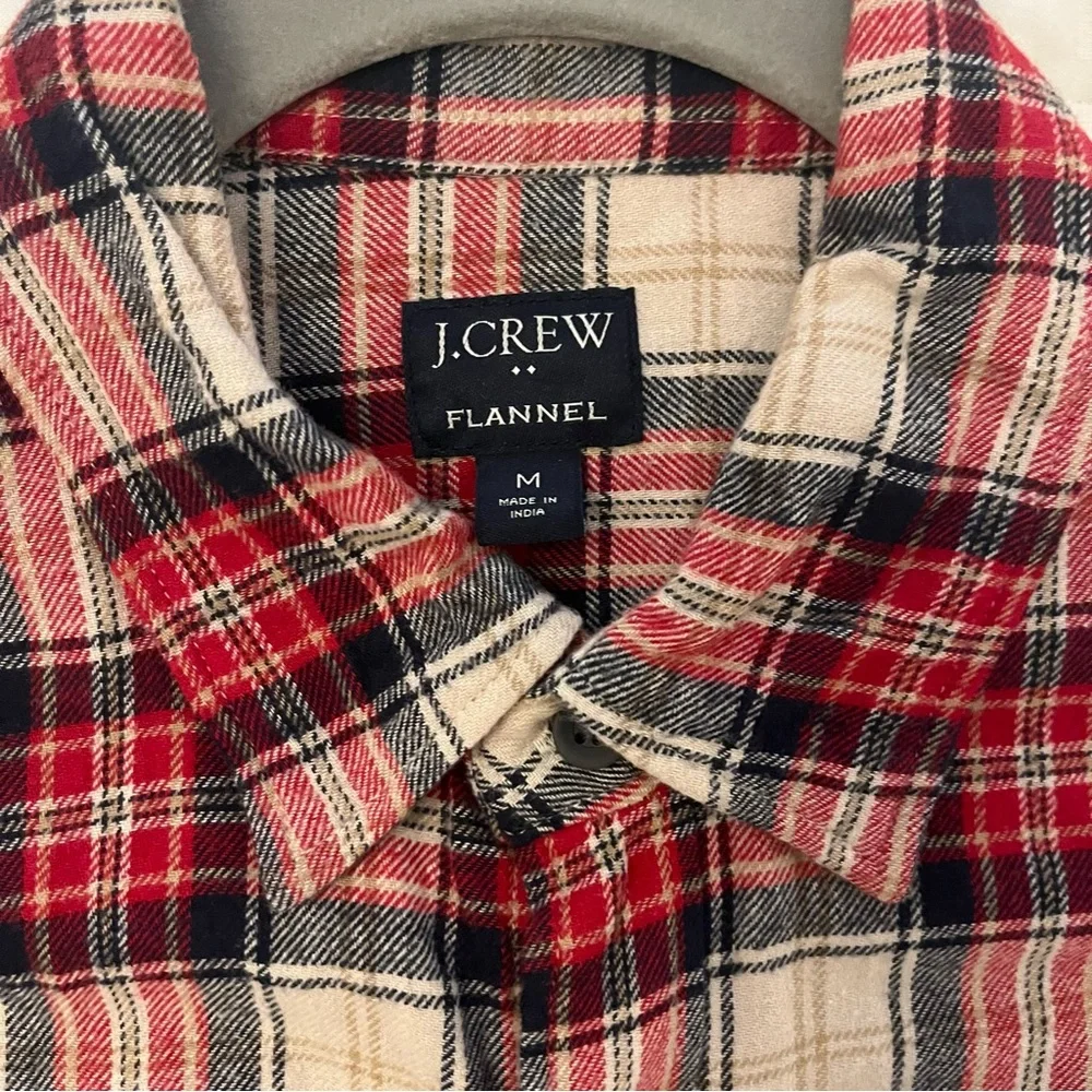 J.Crew Men's Flannel Plaid Shirt